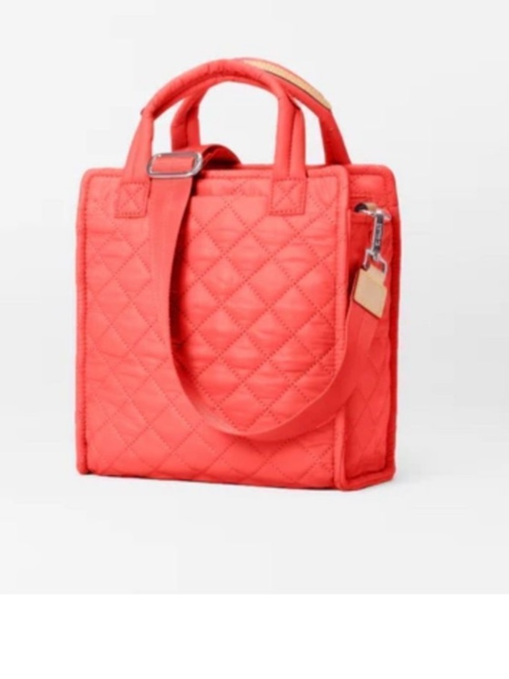MZ Wallace Coral Mini Box Tote-NWT